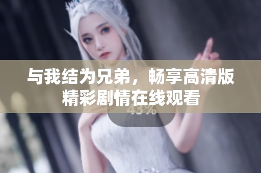 与我结为兄弟，畅享高清版精彩剧情在线观看