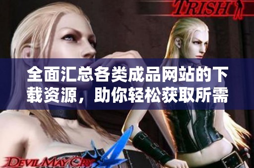 全面汇总各类成品网站的下载资源，助你轻松获取所需内容