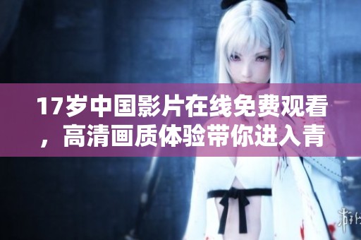17岁中国影片在线免费观看，高清画质体验带你进入青春世界