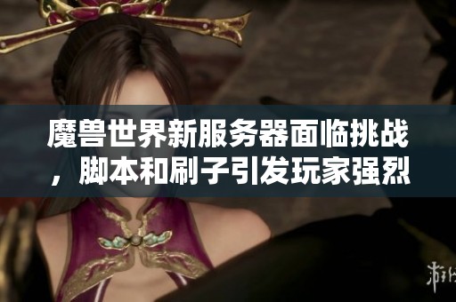 魔兽世界新服务器面临挑战，脚本和刷子引发玩家强烈不满
